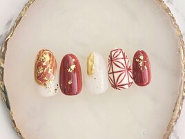和柄ネイル