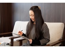 ふじさわ整体院/お悩みの症状をカルテにご記入