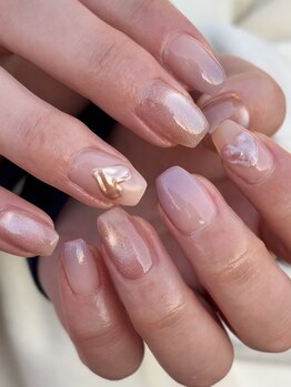 オサカナネイル(Osakana.nail)の写真/【マグネット&フラッシュで輝く指先に★】写真映え間違いなし◎季節感あるカラーでおしゃれ度もUP!