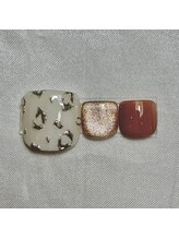 ナナズネイル 西小倉店(NANA's Nail)/4月フット定額デザイン