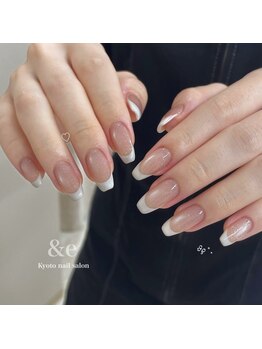 アンドイー(&e)の写真/【烏丸/四条大宮】大人女性のための高技術サロン♪丁寧ケア×うるちゅるフォルムで日常に品のある輝きを