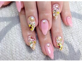 ジェルアートつけ放題¥8200