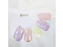 グラティフィー(gratify)/【パステル 小花柄ネイル】