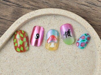 アスミズナイスネイルズ(asumi's nice nails)/10本アート例