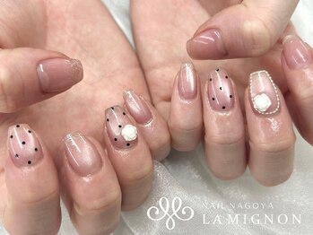 ラミニョンネイルナゴヤ(La Mignon Nail Nagoya)の写真/【持ち込み画像OK！120分アートし放題¥10300/150分アートし放題¥12400】トレンド・定番まで信頼の技術★