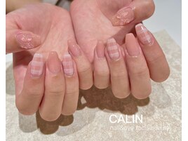 定額チェックリボン
