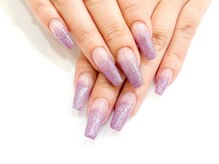 ネイルコレクション ピンク(Nail Collection Pink)/スカルプ★ラメグラデ♪パープル