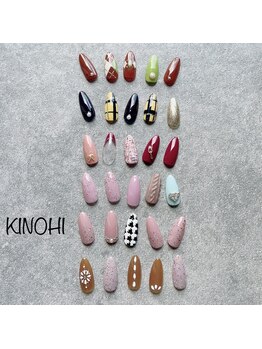 キノヒネイル(KINOHI NAIL)/10月11月限定ネイル