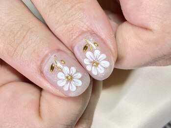 アルシエロ(al cielo)/お花ネイル 親指