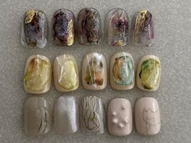 個性派ネイル