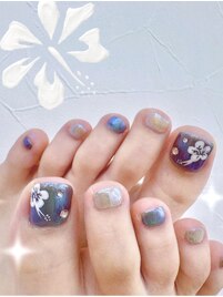フットネイル/夏デザインネイル