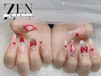 ゼン ネイル デザイン 池袋(ZEN NAIL DESIGN)/* 長 さだしやり放題×つけ放題