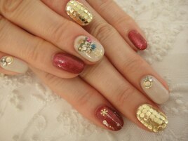 クリスマスネイル