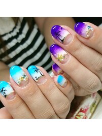 リゾート　グラデーション