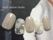 ハウスアンドアイラッシュ ネイル(House&eyelash nail)/大人スモーキースノーフレーク