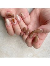 ラウンジ渋谷 本店(RounGe SHIBUYA)/【GEL】アシンメトリーネイル