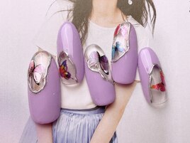 蝶々ネイル♪￥7980