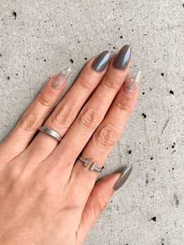 アイピー(I.P)/オーロラ+シェルネイル4300円