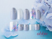 ネイルサロン アビー 宮益坂店(abbie)/あじさい◇上￥12034/下￥13134