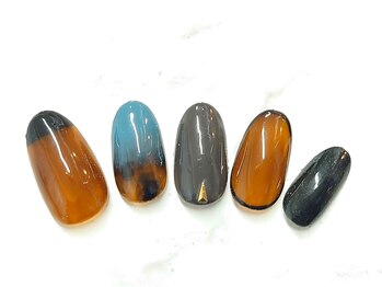 ネイルプラータ(Nail Plata)/大人べっ甲ネイル【7870】