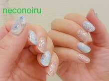 ネコノイル(neconoiru)/マーブルネイル