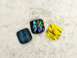 夏祭りネイル
