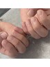【hand  nail】クリアジェル◆自爪育成にも◎ オフ/ケア込み