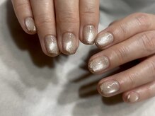 ネイルサロン モネ(Monet)/マグネット＋ラメライン