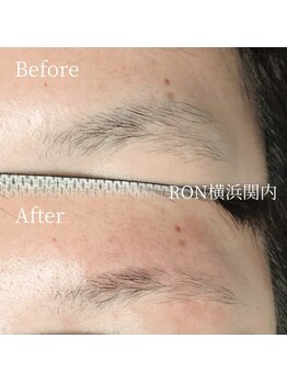 サロンロン 横浜関内(SALON RON)/眉毛のメイクをしてきてOK