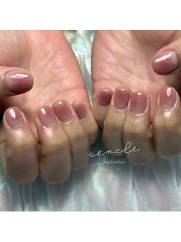 セルクル ネイル(cercle nail)/ピーチネイル