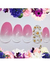 ホワイトカラー(White Color)/ナチュラルアートネイル♪