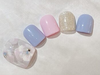 ネイルサロン イズ 目黒店(NAIL SALON iS)/ＬコースFOOT初回オフ込11980円