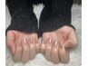 【ジェル】Hand◆ワンカラ―/ラメグラ　￥5,000-※8月から￥5,500-