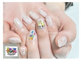 大理石風アート