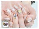 大理石風アート