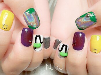 ヌル ネイル 新宿(NURU NAIL)/個性派/韓国個性派/ジェルネイル