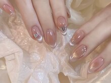 ブラソンネイル(Blossom nail)/水光感マグネットフレンチ