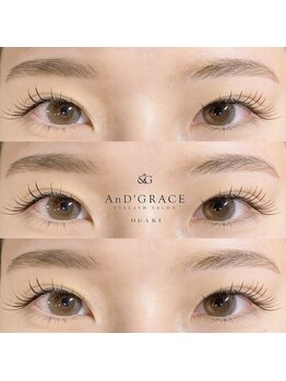 アンドグレース ブロウ 長浜店/【マツエク】フラットラッシュ