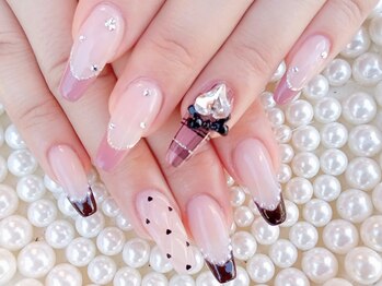 フラッシュネイル あまがさきキューズモール店の写真/除去付<¥5290定額&ア-トし放題¥5780&ア-トし放題プラス¥6580※持込デザインも人気>[フット]ア-トコ-ス¥7180