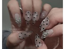 エル(Elle.)/長さ出し クリアドットフレンチ