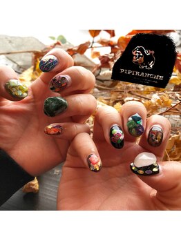 ピピランチェ(PIPIRANCHE)/ゴテゴテ個性派ネイル