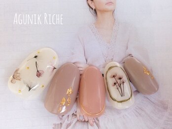 アグニークリッシェ(Agunik Riche)/【フラワーネイル】