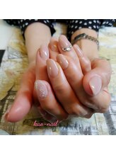 カオ ネイル(kao nail)/シンプル+パーツ　5900円