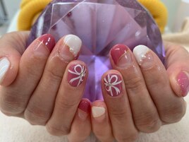 【嶌田】X'masネイル