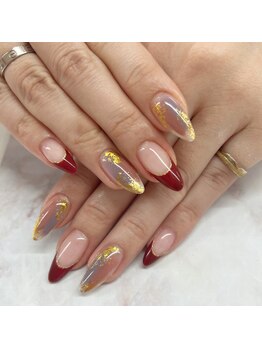 【村長】ボルドーネイル