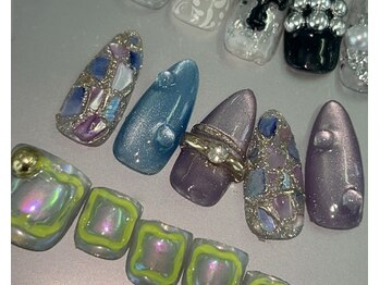 ネイル ブーマー(Nail BOOMER)の写真/【6月BOOMERセレクト★持ち込みOK（フィルイン）】ニュアンスから繊細アートまでお任せください◎