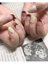 ココロネイル 半田山店(Cocolo nail)/べっ甲フレンチ