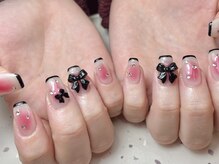 レイココ 北広島(Reicoco)/リボンチークネイル