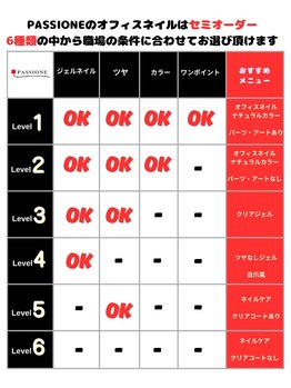 業界初！6種のオフィスネイル