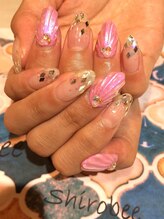 トータルサロン 白べぇーっ プラス/人魚の鱗ネイル